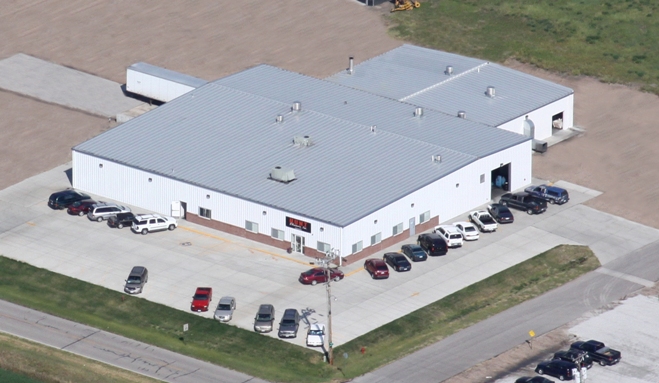 Aerial View of Hunt Cleaners